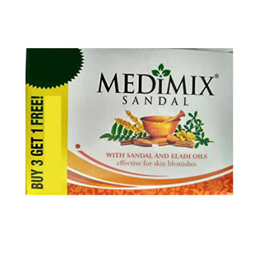 Buy MEDIMIX AYURVEDIC SANDAL AND ELADI OIL BATHING SOAP - 3X125G (SUPER  SAVER PACK) Online & Get Upto 60% OFF at PharmEasy