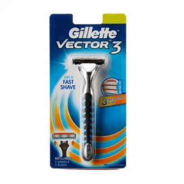 Gillette Vector3 Self-Adjusting Blade Razor 1N