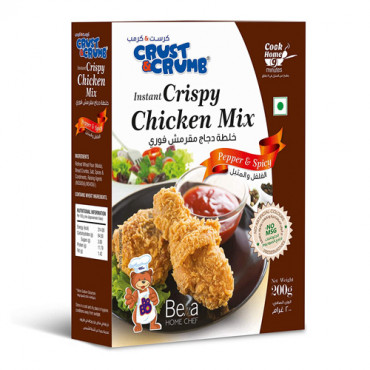 Crust N Crumb Instant Crispy Chicken - Pepper&Spicy 200g