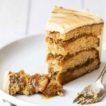 Butterscotch Cake Slice