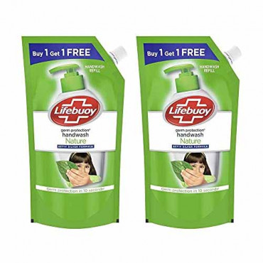 Lifebuoy Nature Handwash 675ml (Pouch) (BUY 1 GET 1)