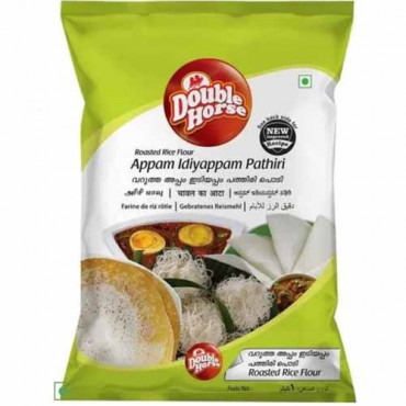 Double Horse Roasted Rice Floor  Appam Idiyappam Pathiri 500g